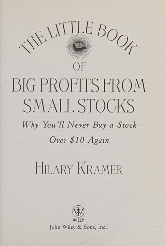 The Little Book of Big Profits from Small Stocks