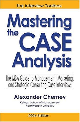 Mastering the Case Interview