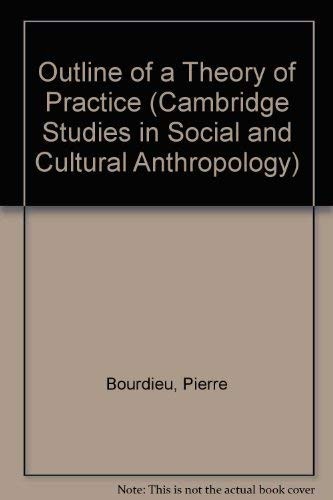 Outline of a Theory of Practice