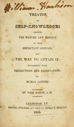 Self-Knowledge