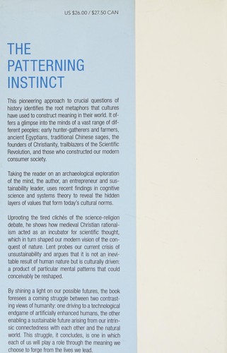 The Patterning Instinct: A Cultural History of Humanity’s Search for Meaning